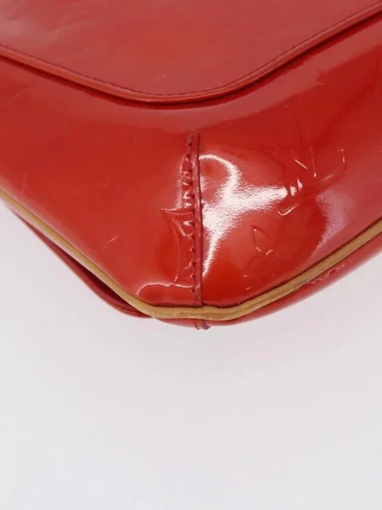 LOUIS VUITTON Monogram Vernis Thompson Street Bag Red M91094 LV Auth 172379 - Picture 4 of 16